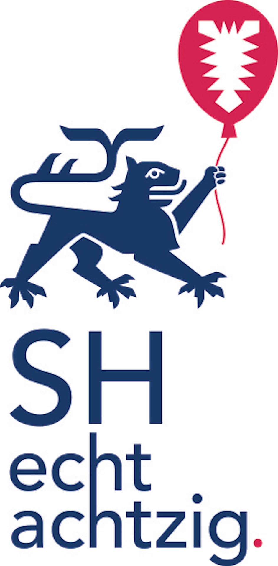 LAS 80 Jahre Signet Hoch mit SH 4c